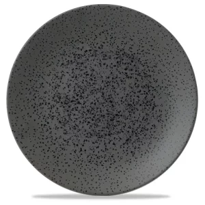Art de Cuisine Menu Shades Caldera Flint Grey Coupe Plate 29cm/11.25"