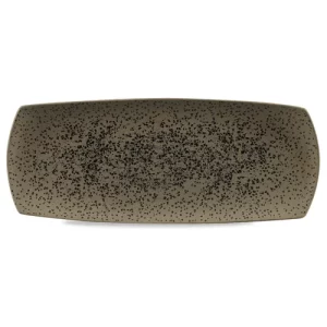 Art de Cuisine Menu Shades Caldera Flint Grey Flat Rectangle Plate 20 x 30.5cm/7.81 x 12"