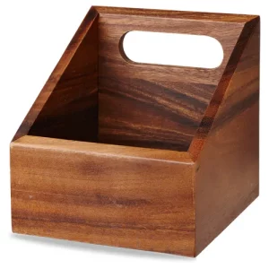 Art de Cuisine Menu Square Medium Wooden Carrier 15 x 15cm/6 x 6"