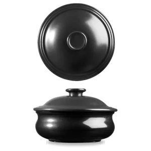 Art de Cuisine Rustics Black Sparkle Lidded Stewpot 430ml/15.13oz