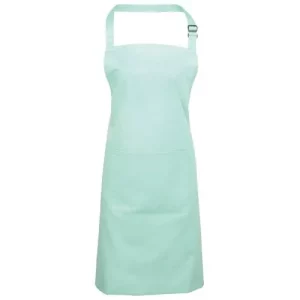 BonChef Basic Aqua Bib Apron with Pocket