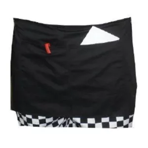 BonChef Basic Black Square Edge Short Apron