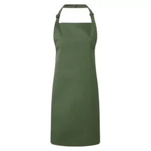 BonChef Basic Moss Green Bib Apron