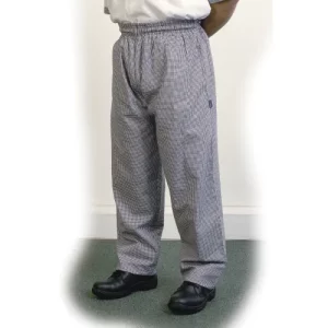 BonChef Black Check Baggy Trousers