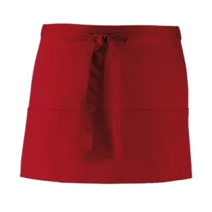 BonChef Burgundy 3-Pocket Waist Apron