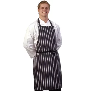 BonChef Classic Butchers Blue Striped Bib Apron