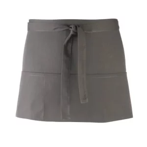 BonChef Dark Grey 3-Pocket Waist Apron