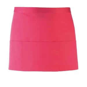 BonChef Hot Pink 3-Pocket Waist Apron