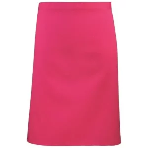 BonChef Hot Pink Mid-Length Waist Apron
