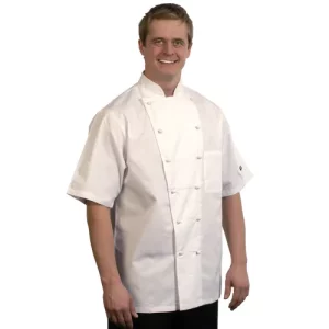 BonChef Le Royal Short Sleeve Jacket - White