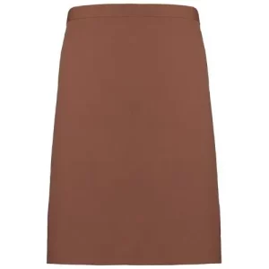 BonChef Mocha Mid-Length Waist Apron