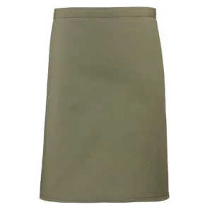BonChef Olive Mid-Length Waist Apron