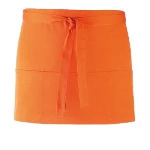 BonChef Orange 3-Pocket Waist Apron