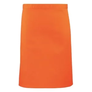 BonChef Orange Mid-Length Waist Apron