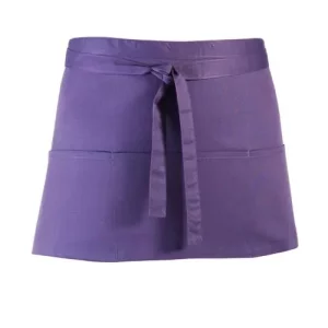BonChef Purple 3-Pocket Waist Apron