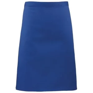 BonChef Royal Blue Mid-Length Waist Apron