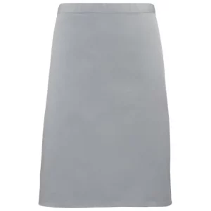 BonChef Silver Grey Mid-Length Waist Apron