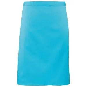 BonChef Turquoise Mid-Length Waist Apron