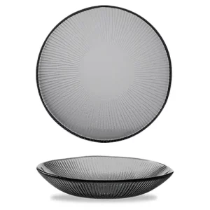 Churchill Bamboo Organic Glass Round Bowl 1.1L/37oz
