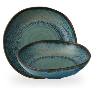 Churchill Cascade Sapphire Blue Natural Oraganic Deep Bowl 800ml/27oz