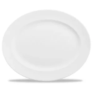 Churchill Classic White Oval Plate 29.3 x 36.5cm/11.5 x 14.31"