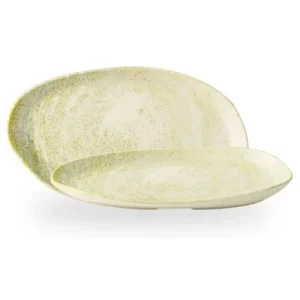 Churchill Envisage Erosion Sand Natural Oblong Plate 22x13cm/8.7x5.1"