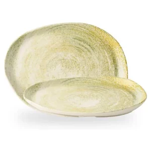Churchill Envisage Erosion Sand Natural Oblong Plate 26x20cm/10.25x7.9"