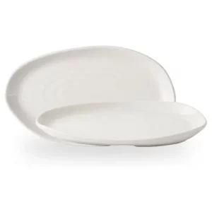 Churchill Envisage Natural White Oblong Plate 22x13cm/8.7x5.1"