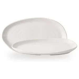 Churchill Envisage Natural White Oblong Plate 26x15cm/10.25x5.1"