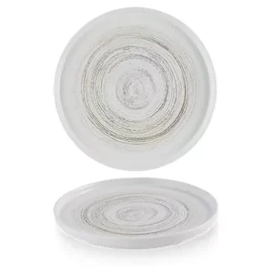 Churchill Inked Elements Dune Walled Plate 21cm/8.25"