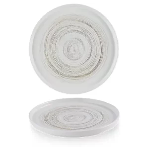 Churchill Inked Elements Dune Walled Plate 26cm/10.19"