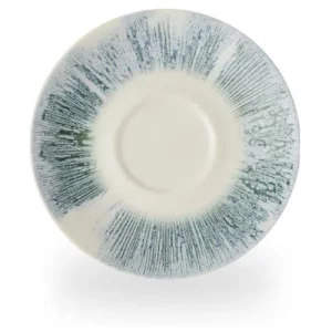Churchill Inked Lyra Blue Cappuccino Saucer 15.9cm/6.25"