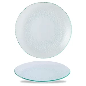 Churchill Isla Glass Clear Round Plate 29.5cm x 11.63"