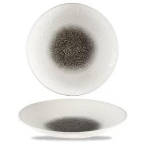 Churchill Isla Quartz Black Deep Coupe Plate 25.5cm/10"