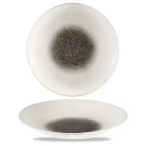 Churchill Isla Quartz Black Deep Coupe Plate 28.1cm/11"