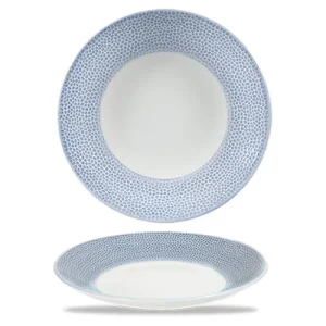 Churchill Isla Spinwash Ocean Blue Deep Coupe Plate 25.5cm/10.04"