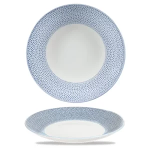 Churchill Isla Spinwash Ocean Blue Deep Coupe Plate 28.1cm/11"