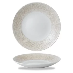 Churchill Isla Spinwash Sand Deep Coupe Plate 25.5cm/10"