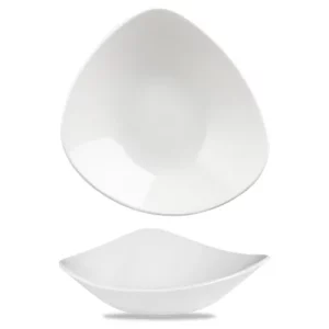 Churchill Lotus White Triangle Bowl 600ml/21.12oz