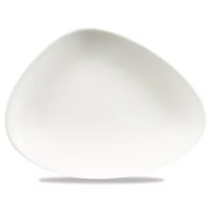 Churchill Lotus White Triangle Chefs' Plates 15 x 20cm/5.88 x 7.81"