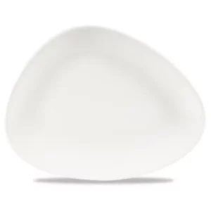 Churchill Lotus White Triangle Chefs' Plates 20.5 x 26.5cm/8.06 x 10.38"