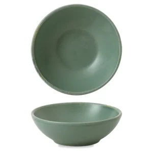 Churchill Nourish Andorra Green Contour Shallow Bowl 200ml/7oz