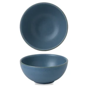 Churchill Nourish Oslo Blue Contour Deep Bowl 770ml/26oz
