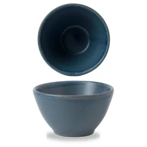 Churchill Nourish Oslo Blue Contour Dip Pot 114ml/4oz