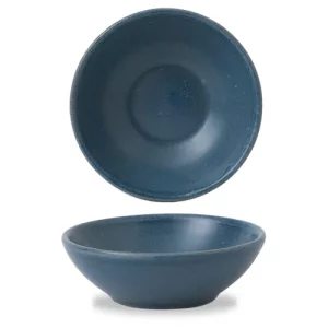 Churchill Nourish Oslo Blue Contour Shallow Bowl 200ml/7oz