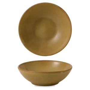 Churchill Nourish Petra Sand Contour Shallow Bowl 200ml/7oz