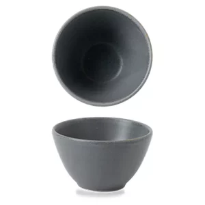Churchill Nourish Seattle Grey Contour Deep Bowl 240ml/8.4oz