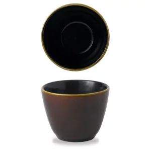 Churchill Nourish Siena Brown Contour Chip Mug 290ml/11oz