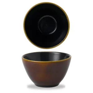 Churchill Nourish Siena Brown Contour Deep Bowl 240ml/8.4oz