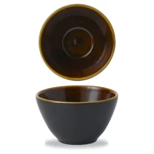 Churchill Nourish Tokyo Black Contour Deep Bowl 227ml/8oz